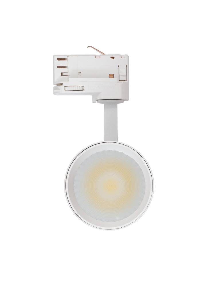 Spot LED sur Rail Triphasé 30W Bertha CCT Blanc