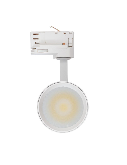 Spot LED sur Rail Triphasé 30W Bertha CCT Blanc