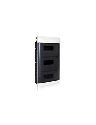 Boîte d'Encastrement Practibox S pour Cloisons Conventionnelles Porte Transparente 3x12 Modules LEGRAND 135053