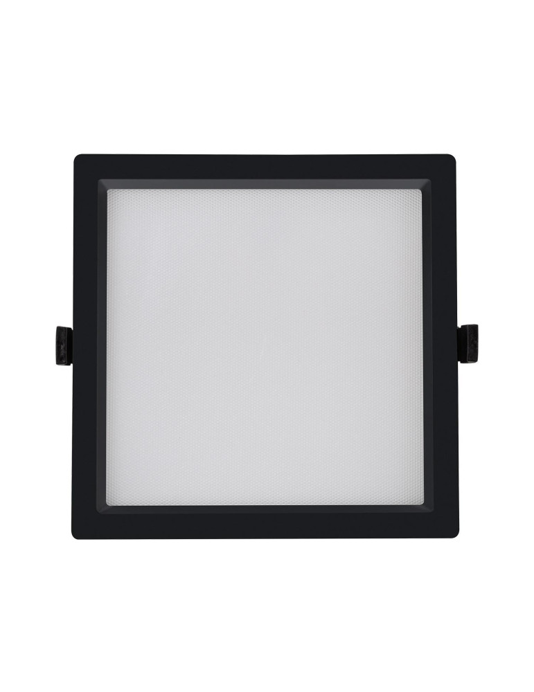 Downlight LED 30W Carré SAMSUNG Aero 130 lm/W Microprismatique LIFUD Coupe 210x210 mm Noir