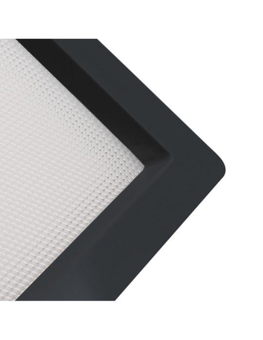 Downlight LED 30W Carré SAMSUNG Aero 130 lm/W Microprismatique LIFUD Coupe 210x210 mm Noir