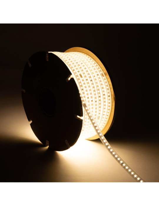 Bobine de Ruban LED Dimmable 220V SMD2835 50m 120LED/m 750 lm/m Largeur 12mm 50m IP65 Bobine de Ruban LED Dimmable 220V SMD2835 50m 120LED/m 750 lm/m Largeur 12mm 50m IP65