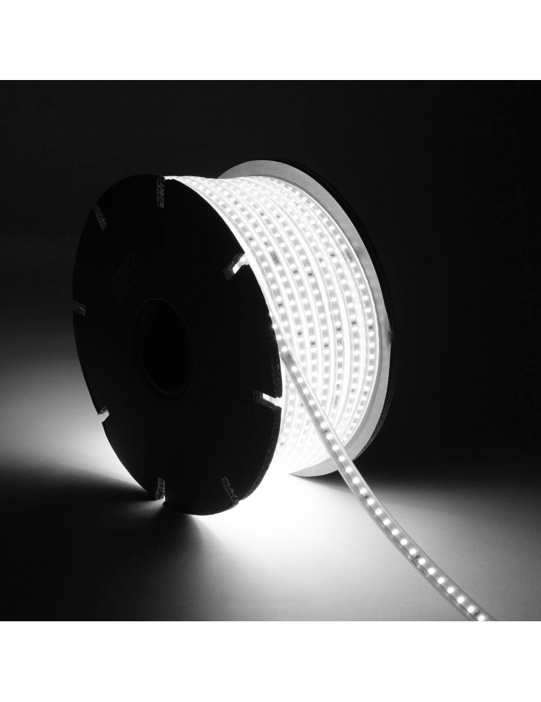 Bobine de Ruban LED Dimmable 220V SMD2835 50m 120LED/m 750 lm/m Largeur 12mm 50m IP65 Bobine de Ruban LED Dimmable 220V SMD2835 50m 120LED/m 750 lm/m Largeur 12mm 50m IP65