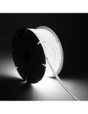 Bobine de Ruban LED Dimmable 220V SMD2835 50m 120LED/m 750 lm/m Largeur 12mm 50m IP65