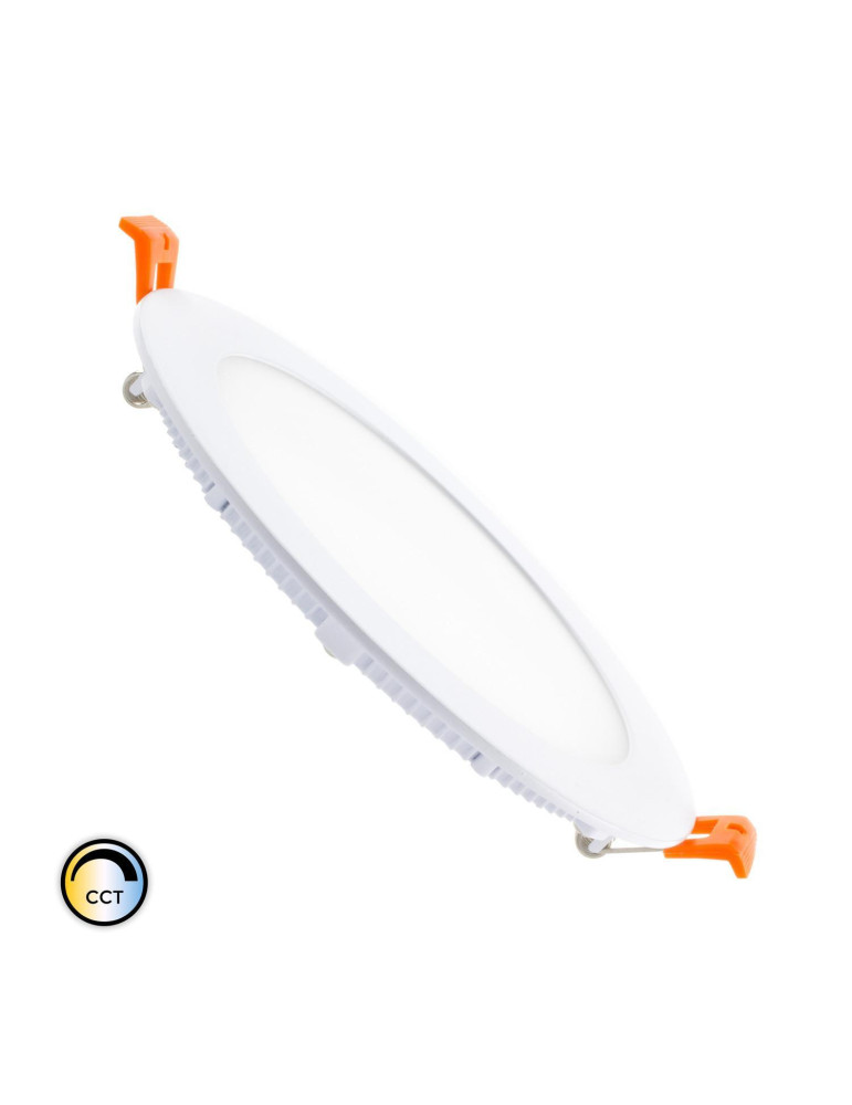 Dalle LED 12W Ronde SwitchCCT Coupe Ø 155mm Compatible avec Télécommande RF V2 Dalle LED 12W Ronde SwitchCCT Coupe Ø 155mm Compatible avec Télécommande RF V2
