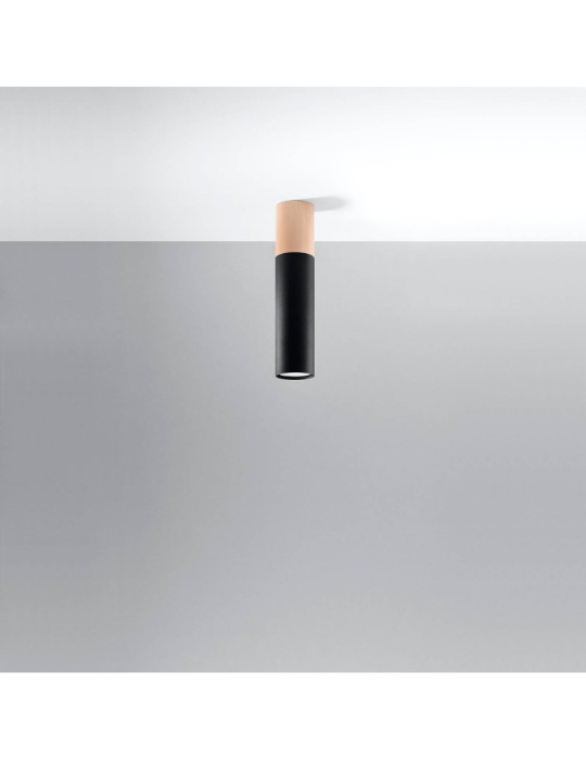 Plafonnier Bois Pablo SOLLUX