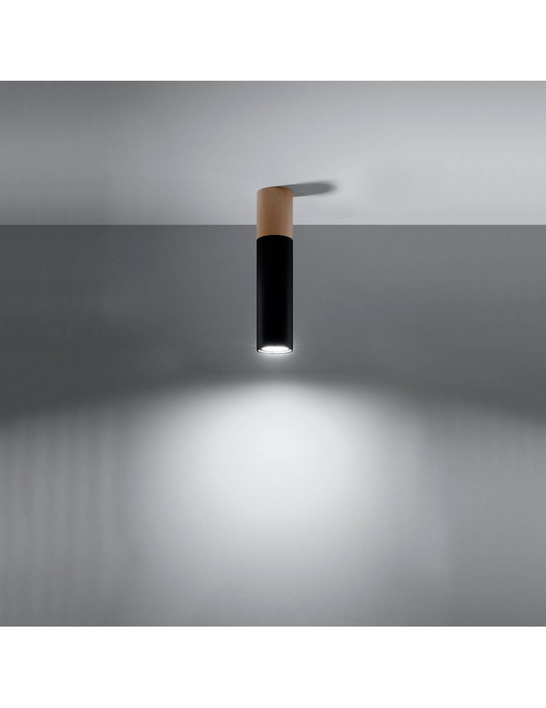 Plafonnier Bois Pablo SOLLUX