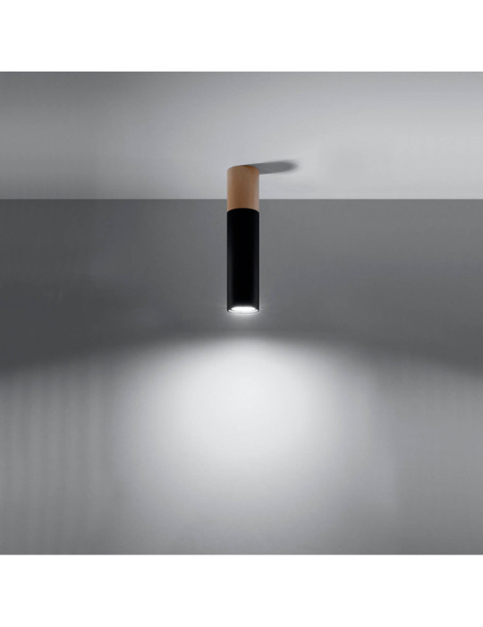 Plafonnier Bois Pablo SOLLUX