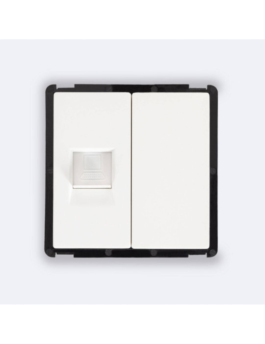 Prise Internet RJ45 CAT 6 + Capot Fermé Modern