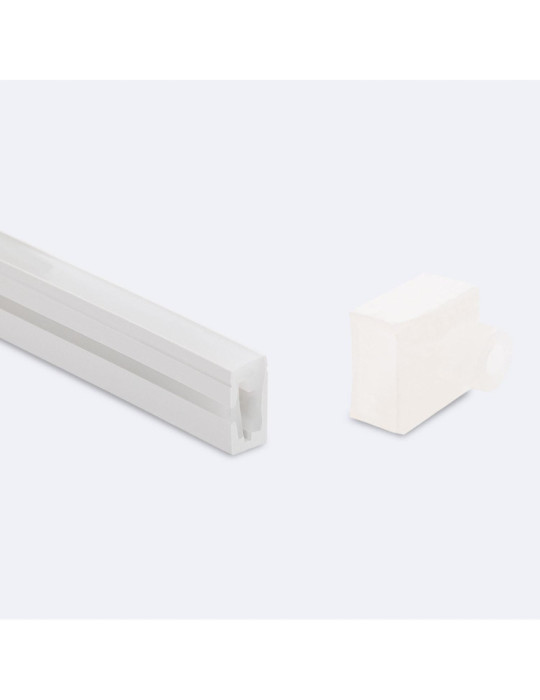 Tube Silicone LED Flex Encastré pour Ruban jusqu'à 8 mm EL0612