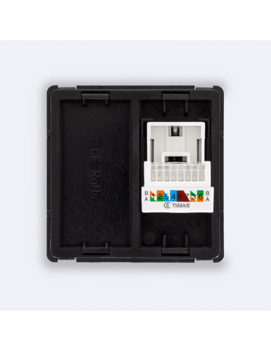 Prise Internet RJ45 CAT 6 + Capot Fermé Modern