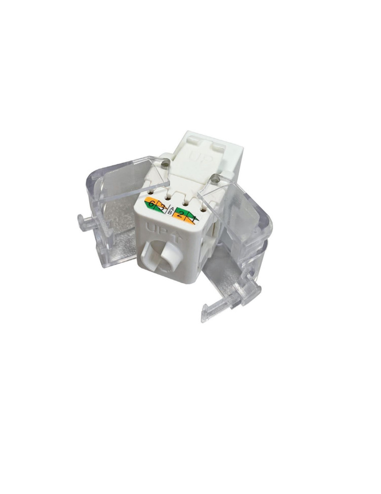 Connecteur Slim Femelle RJ45 UTP CAT6 Tool-less OPENETICS 5822b