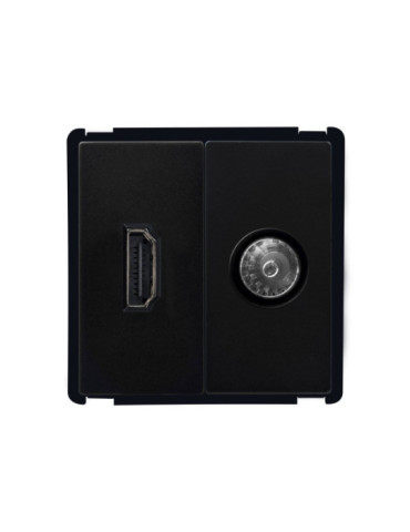 Prise HDMI + TV Modern