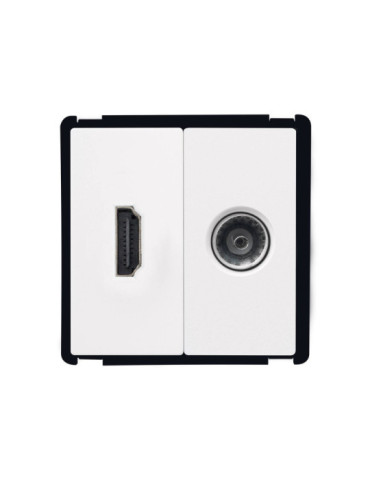 Prise HDMI + TV Modern