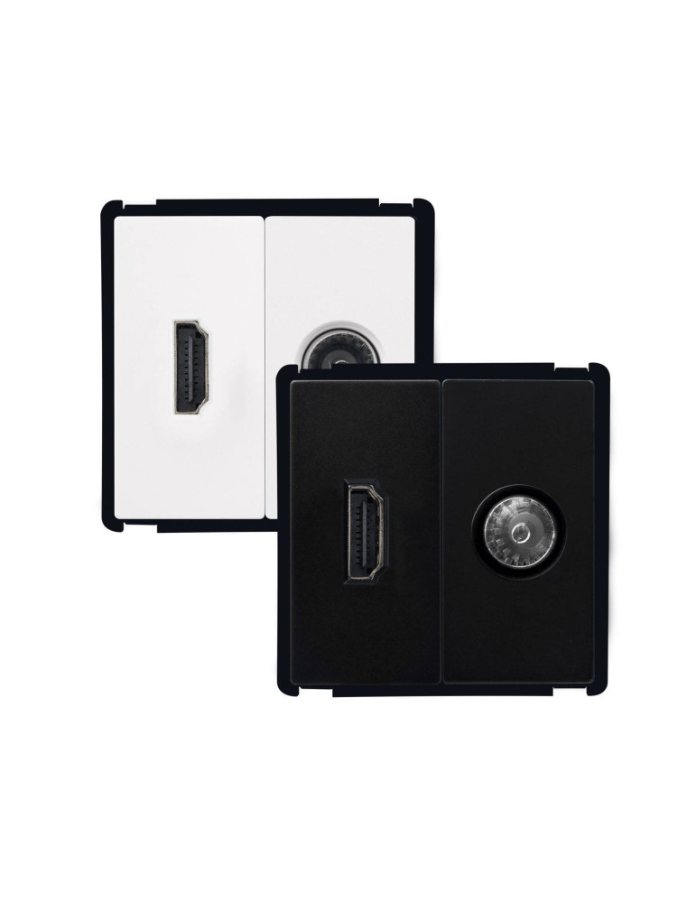 Prise HDMI + TV Modern