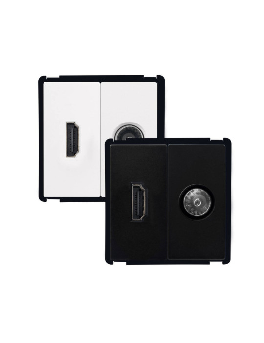 Prise HDMI + TV Modern
