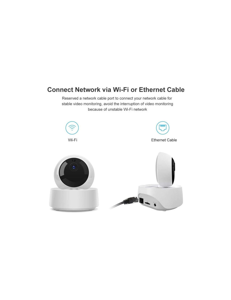 Caméra de Surveillance WiFi 1080P 360 degrés SONOFF GK-200MP2-B V2