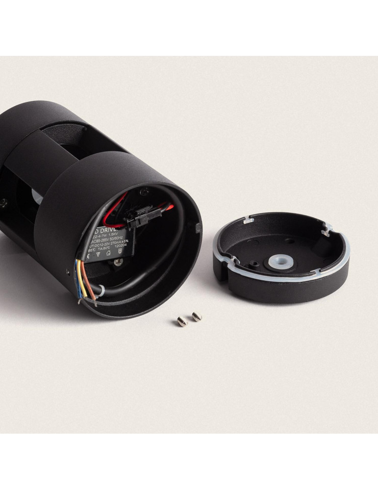 Balise LED Extérieure 7W Aluminium 14cm Mokka