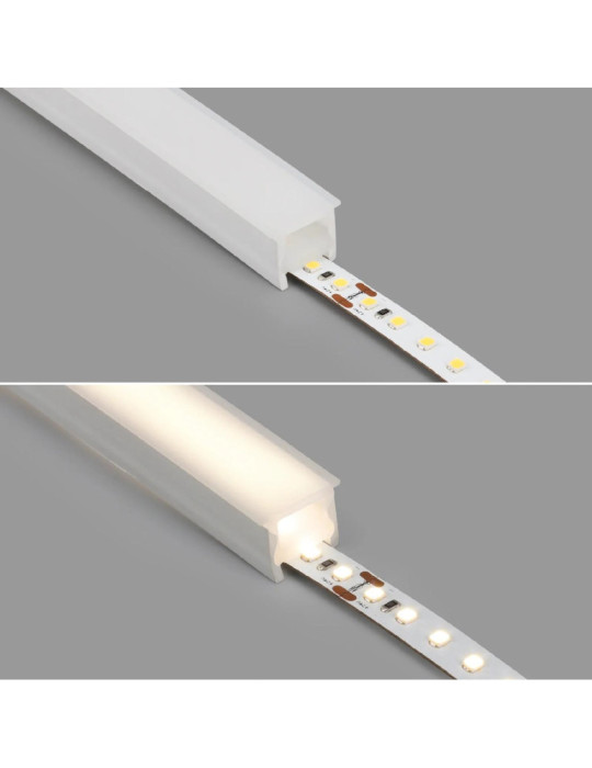 Tube Silicone LED Flex Encastrable jusqu'à 10-12 mm