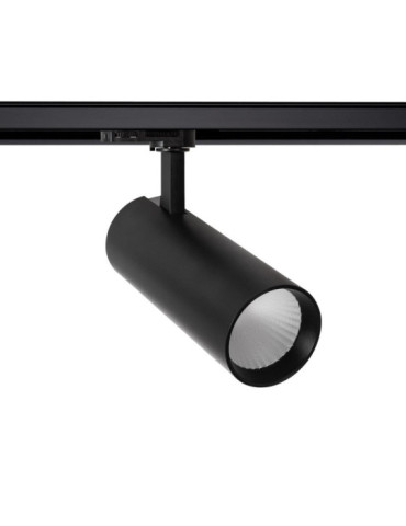 Spot LED sur Rail Triphasé 30W Bertha LIFUD Noir