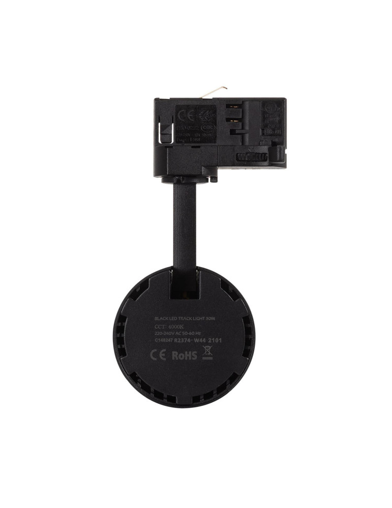 Spot LED sur Rail Triphasé 30W Bertha LIFUD Noir