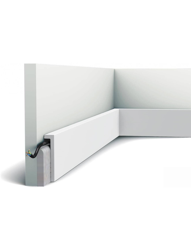 Moulure Plinthe Cache Câbles 2m Edge