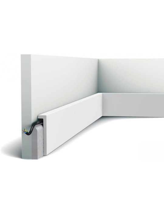 Moulure Plinthe Cache Câbles 2m Edge