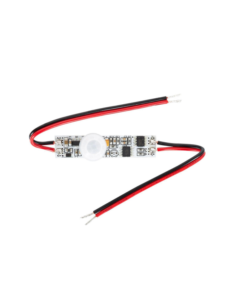 Mini Détecteur de Mouvement PIR 120º pour Ruban LED