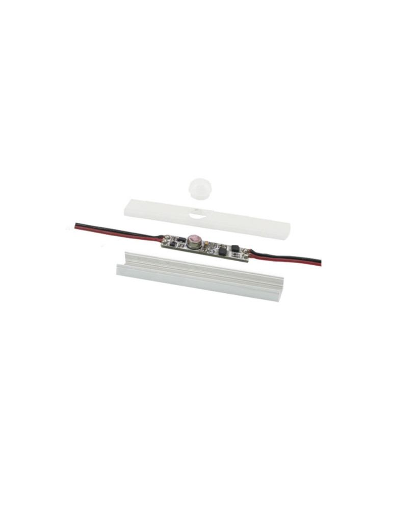 Mini Détecteur de Mouvement PIR 120º pour Ruban LED