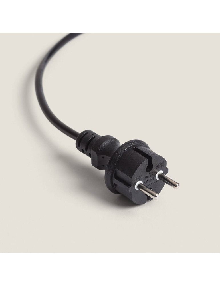 Kit Guirlande Lumineuse Extérieure IP44 5m Noir + 5 Ampoules LED Filament B22 2W G45