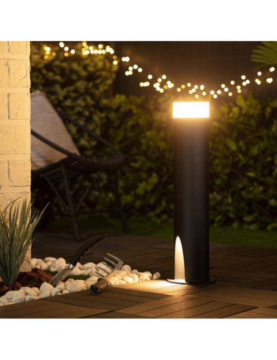 Balise LED Extérieure 10W en Saillie sur Pied 60cm Halosa