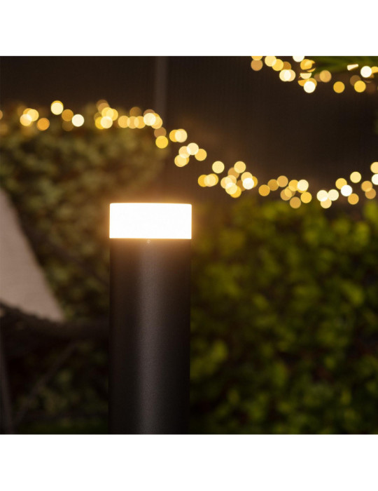 Balise LED Extérieure 10W en Saillie sur Pied 60cm Halosa