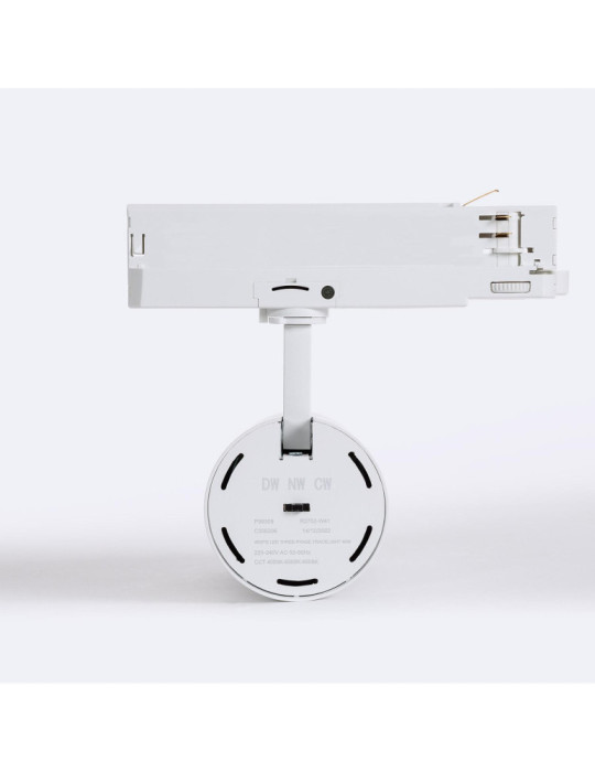 Spot LED sur Rail Triphasé 40W Carlo CCT Blanc