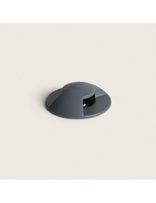 Balise Extérieure LED 1W Encastrable au Sol Letso 2L Grise Balise Extérieure LED 1W Encastrable au Sol Letso 2L Grise