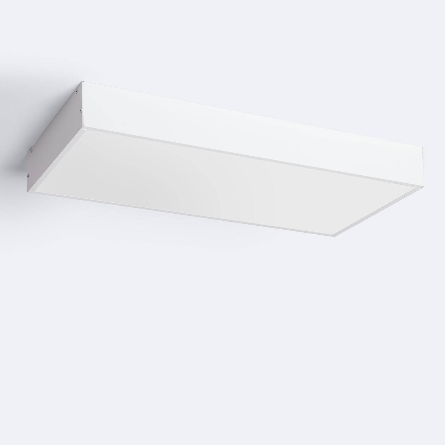 Panneau LED 120x60cm 60W 6000lm High Power BOKE + Kit en Saillie No Flicker Blanc chaud 3000K Individuel