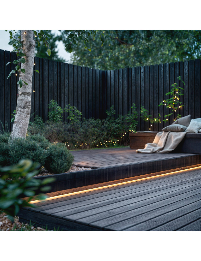 Ruban LED Extérieur Solaire 24V DC SMD2835 60 LED/m 50m IP65 Largeur 12mm Coupe 100 cm