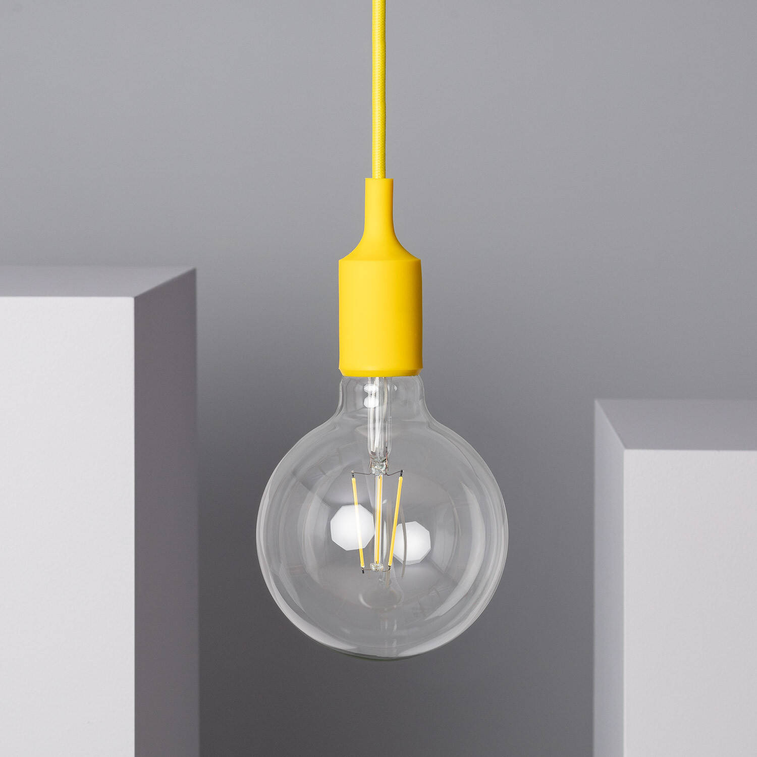 Suspension Rubik Jaune