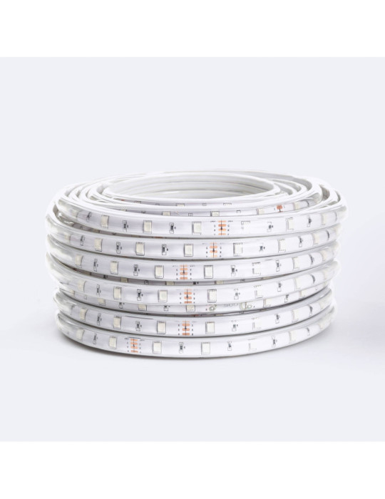 Ruban LED Extérieur Solaire 24V DC SMD2835 60 LED/m 50m IP65 Largeur 12mm Coupe 100 cm