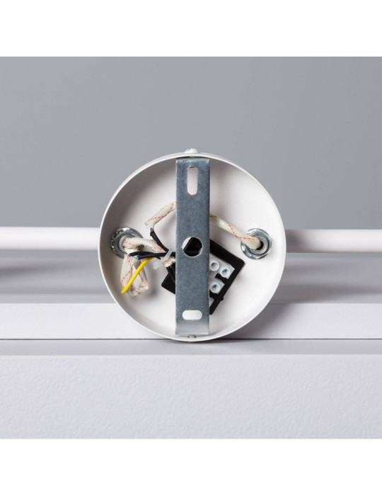 Plafonnier Orientable Métal et Bois Mara 3 Spots