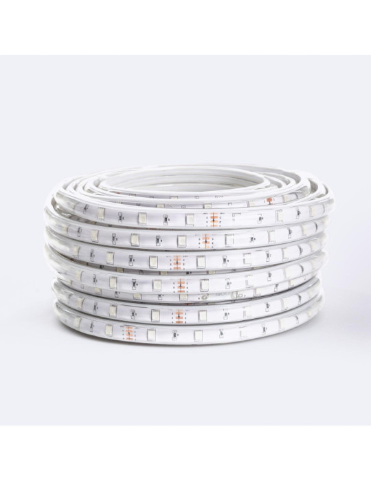 Ruban LED Extérieur Solaire 24V DC SMD2835 60 LED/m 50m IP65 Largeur 12mm Coupe 100 cm