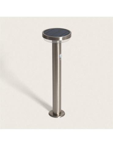 Balise Extérieure sur Pied Solaire LED 5W 50cm Aluminium avec Détecteur de Mouvement Barton