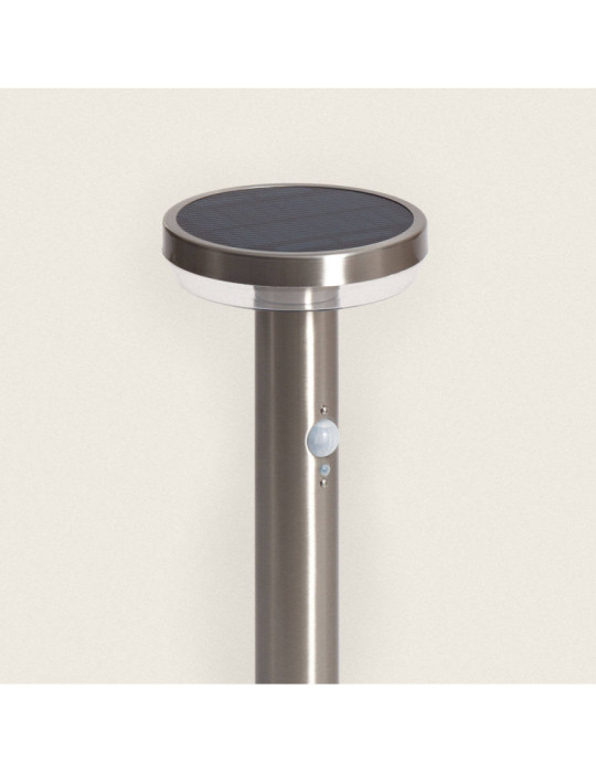 Balise Extérieure sur Pied Solaire LED 5W 50cm Aluminium avec Détecteur de Mouvement Barton