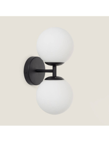 Lampe Murale Métal et Verre Balts Duplo