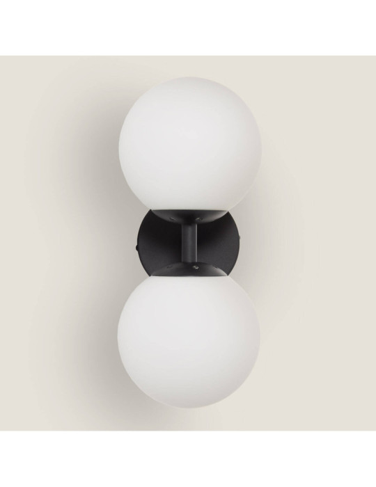 Lampe Murale Métal et Verre Balts Duplo