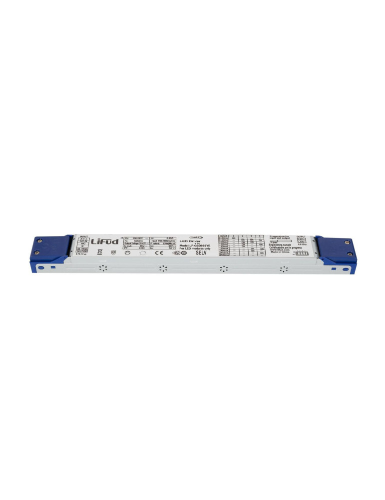 Driver LIFUD Dimmable DALI 220-240V Sortie 25-42V DC 1100-1500mA 46-63W No Flicker LF-GSD060YE