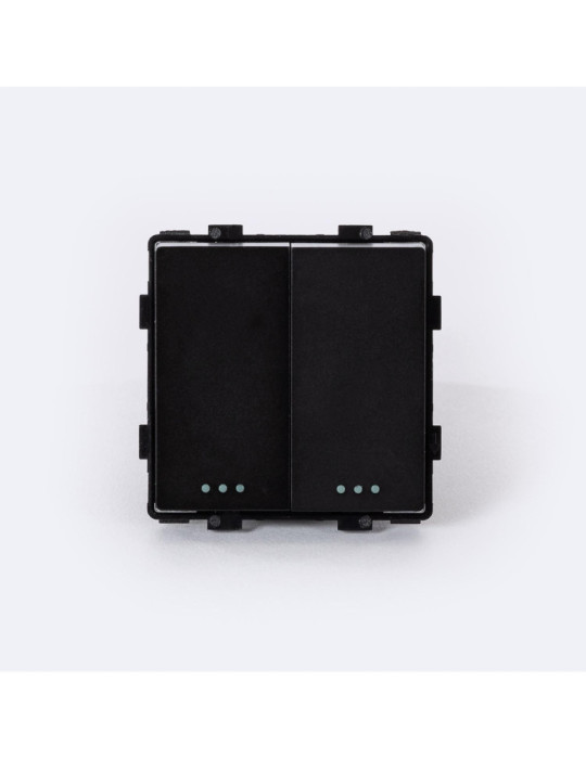 Interrupteur Double Bouton-Poussoir Modern
