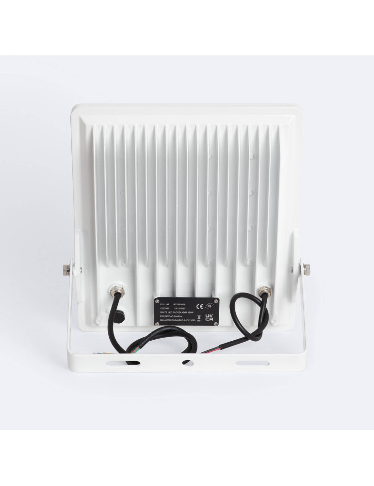 Projecteur LED 150W Dimmable TRIAC 170 lm/W IP65 ELEGANCE Slim PRO Blanc