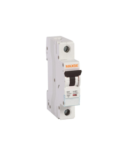 Disjoncteur Industriel 1P-10kA 10-63A Courbe C MAXGE Disjoncteur Industriel 1P-10kA 10-63A Courbe C MAXGE