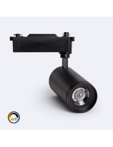 Spot LED sur Rail Monophasé 30W West Dimmable CCT Multi-angle 15-60º Noir