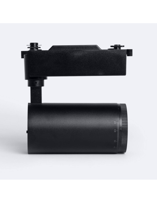 Spot LED sur Rail Monophasé 30W West Dimmable CCT Multi-angle 15-60º Noir